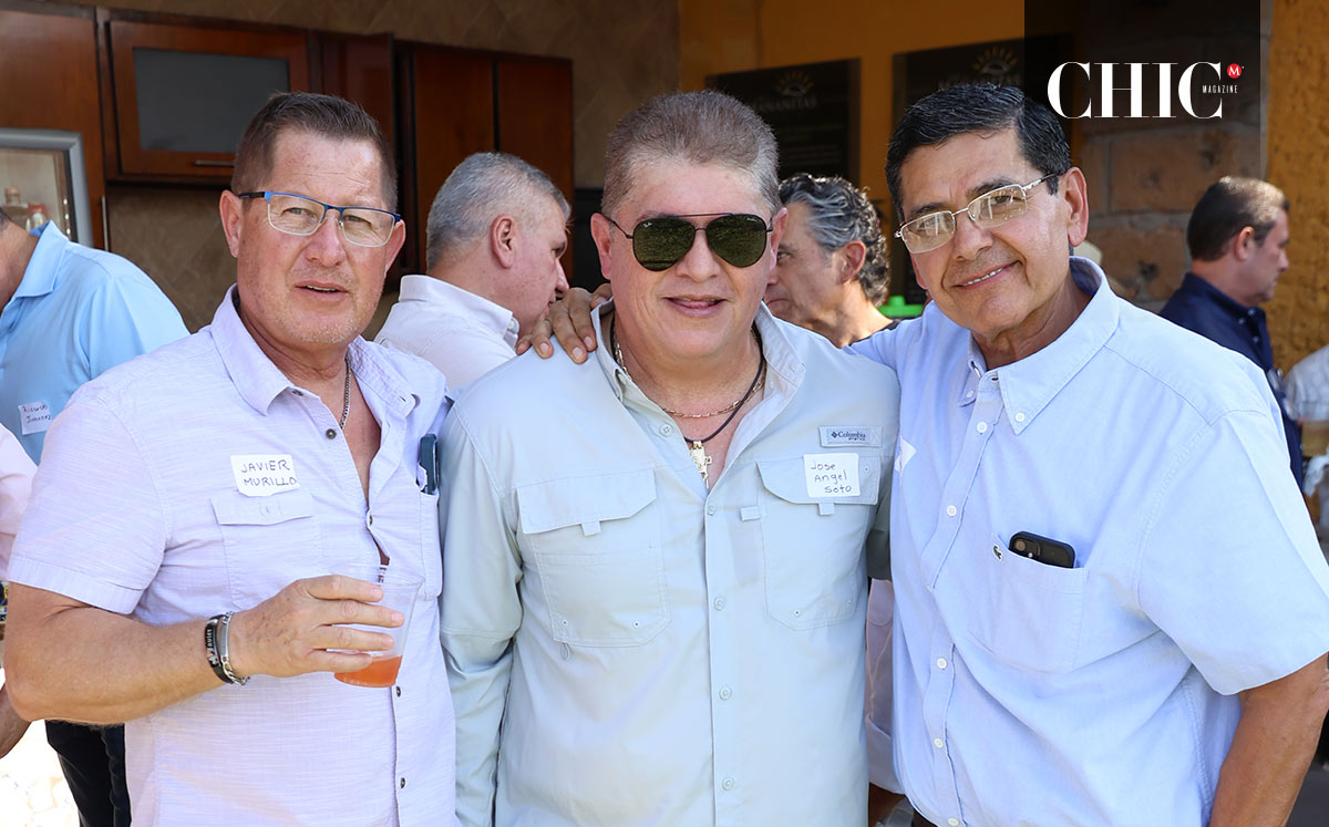 Javier, José Ángel y Eduardo