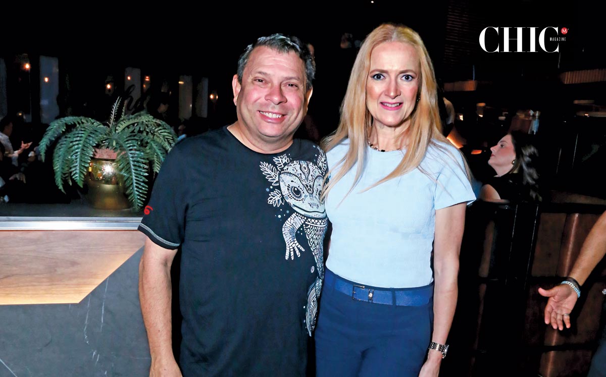 Jimmy Colyer y Katia Tassinari de Colyer