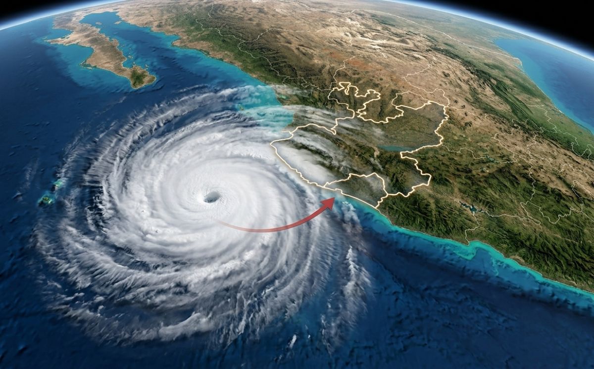 Huracán Marie: Pronóstico, trayectoria y cómo afectará a México (Foto: IA)