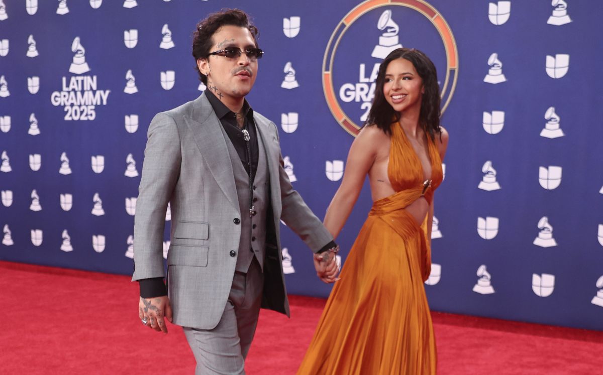 Christian Nodal habla de su tercera boda con Ángela Aguilar (Foto: Getty Images)