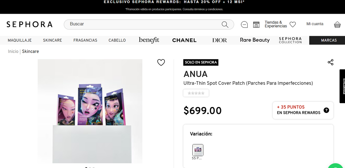 Parches para acné de Anua inspirados en “Las Guerreras K-pop” (Foto: Sephora)