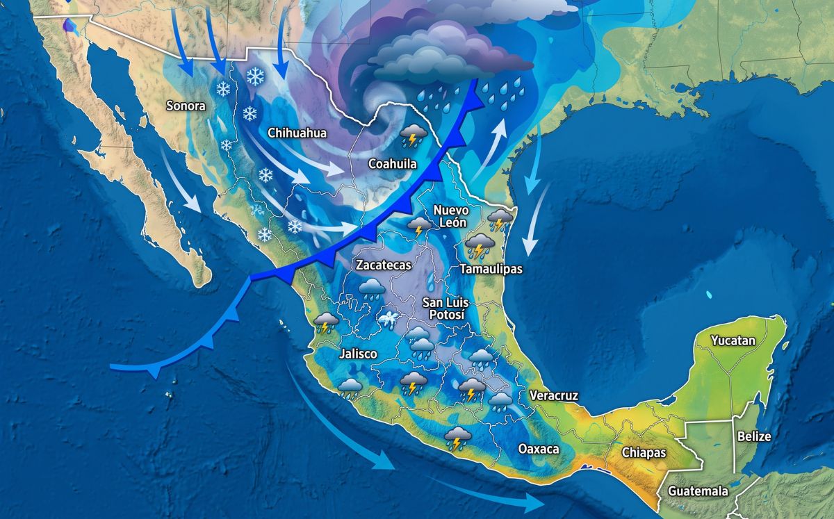 Clima en septiembre 2026: lluvias y primer frente frío (Foto: IA)