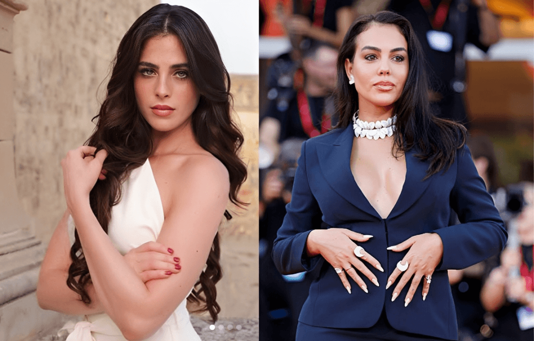 Fatima Bosch y Georgina Rodríguez (Imagen Instagram/Getty)