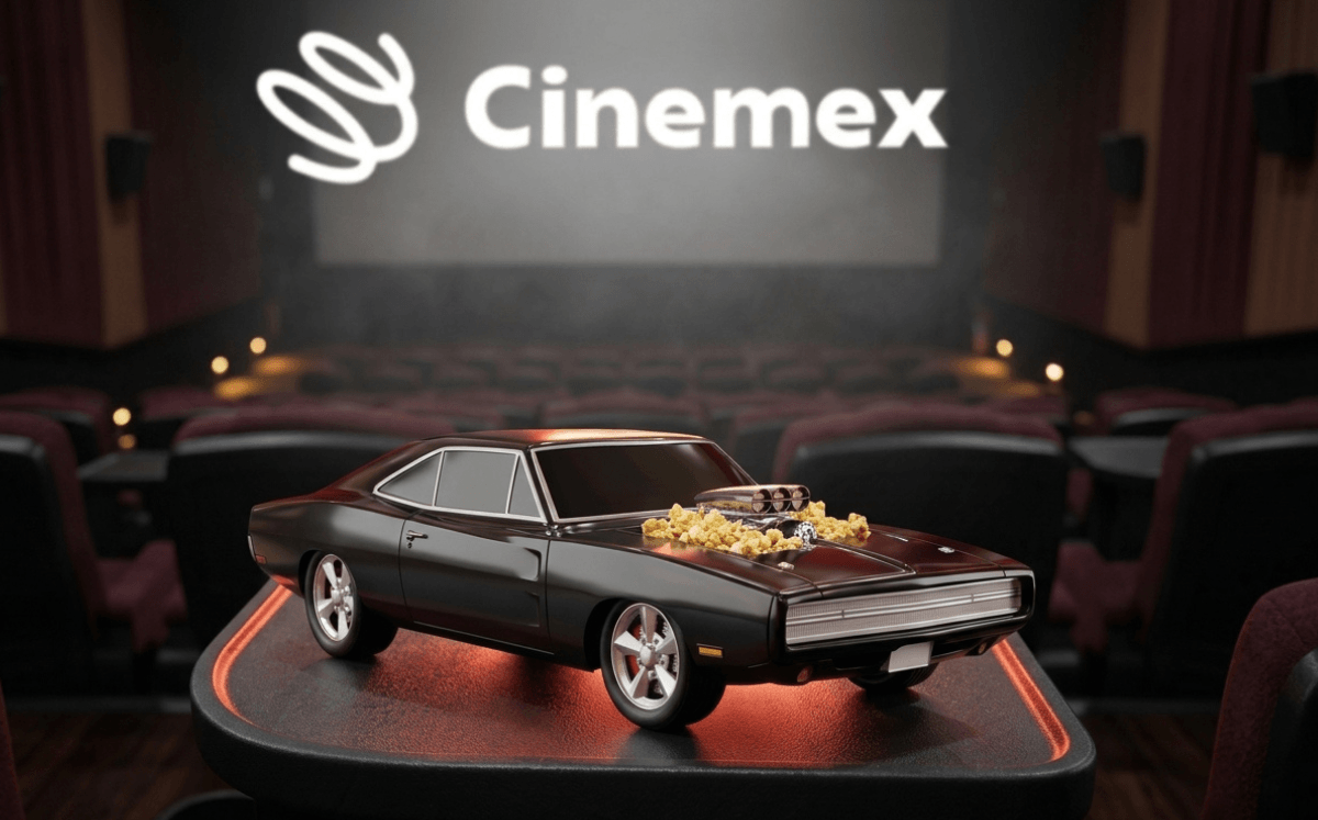 La palomera Charger de "Rápidos y Furiosos"  vuelve a Cinemex (Foto:IA)