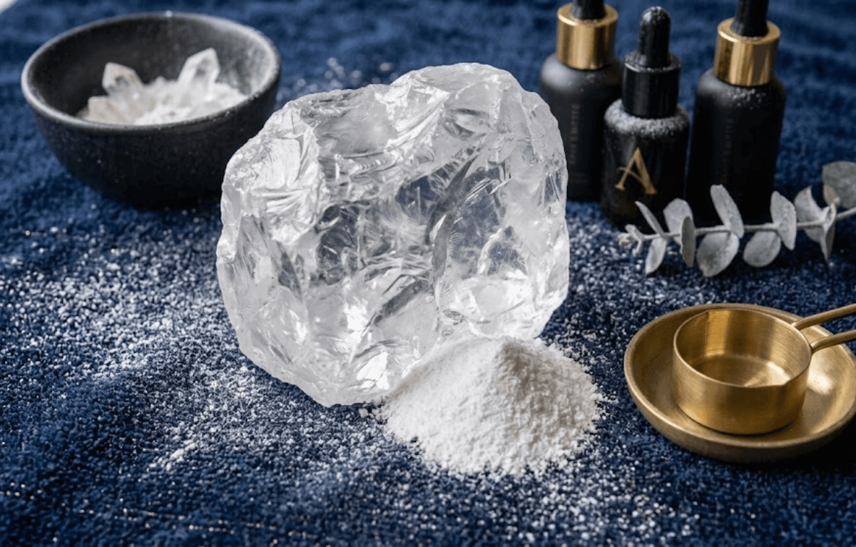Piedra de alumbre (Imagen IA)