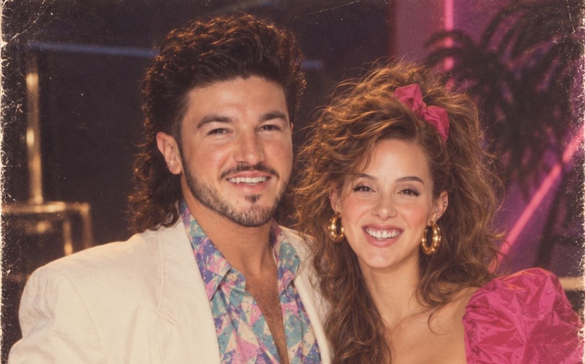 Prompt para hacer fotos de los 80 con IA: Paso a paso (Foto: Instagram)