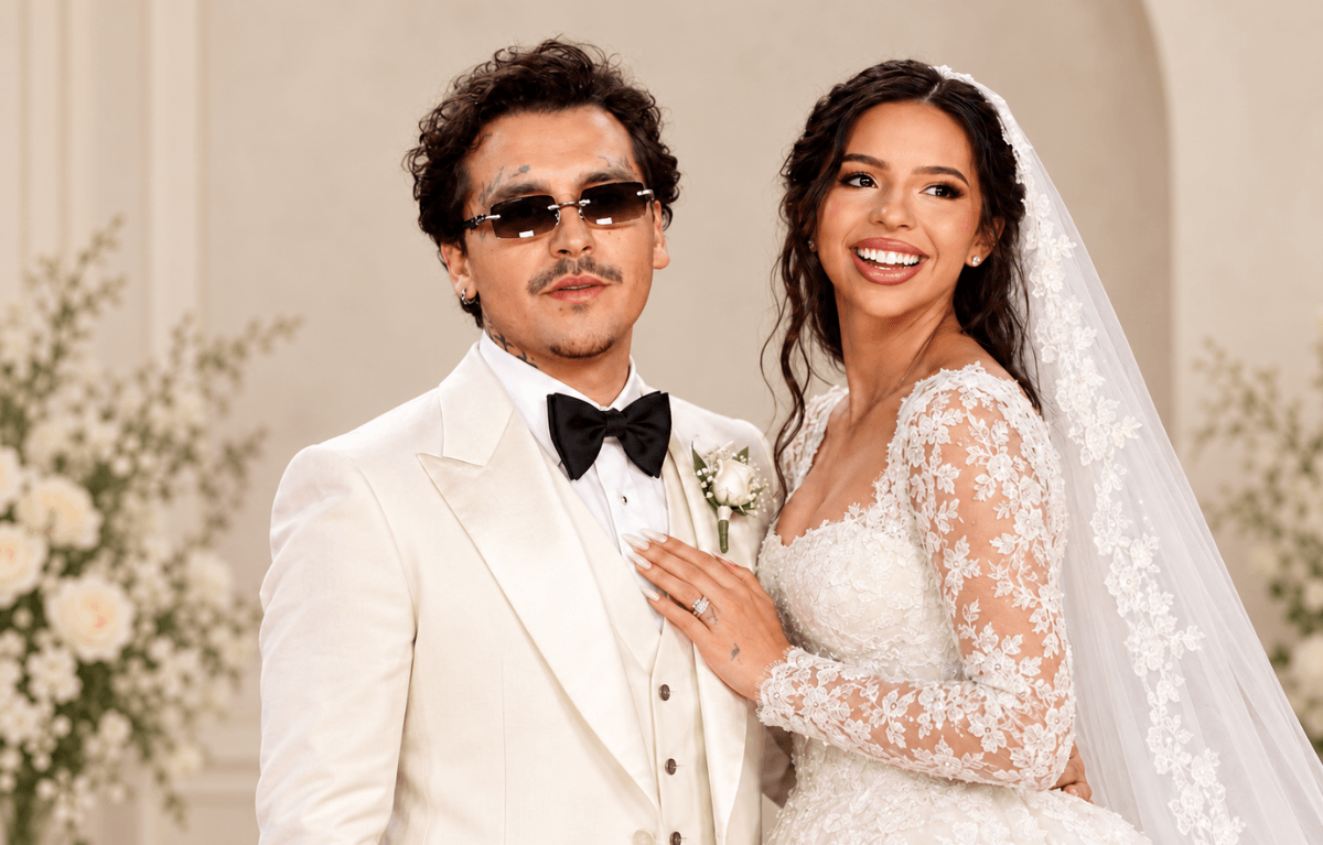 Ángela Aguilar y Christian Nodal (Imagen Getty/IA)