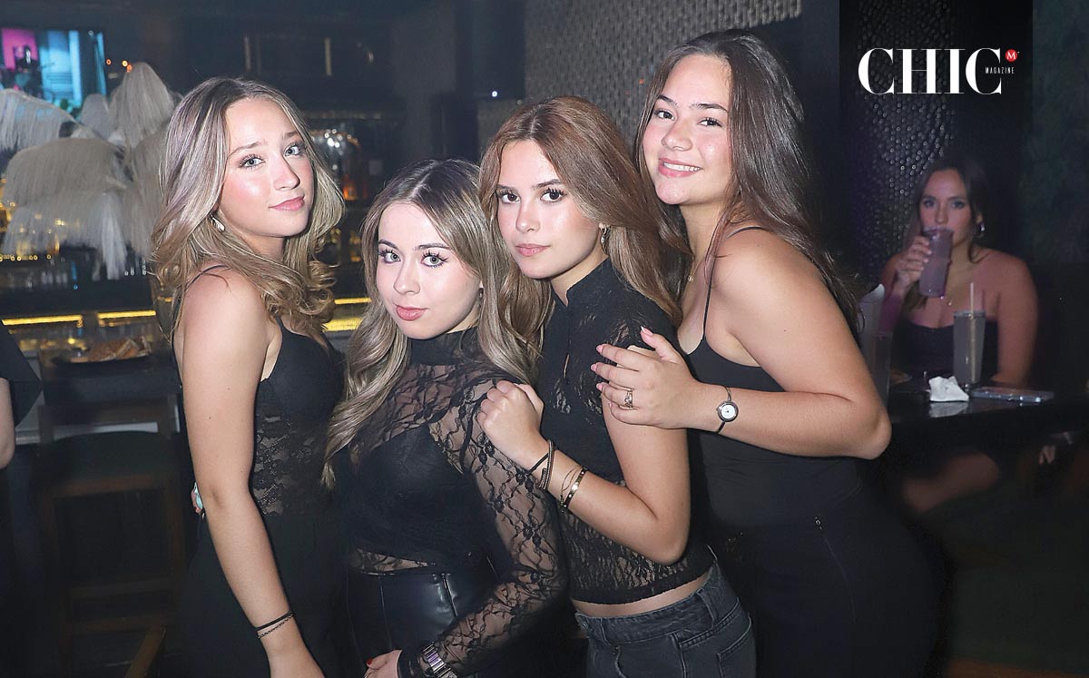 Bárbara Lobo, Michelle Garza, Isa Tapia y Emilia Garza