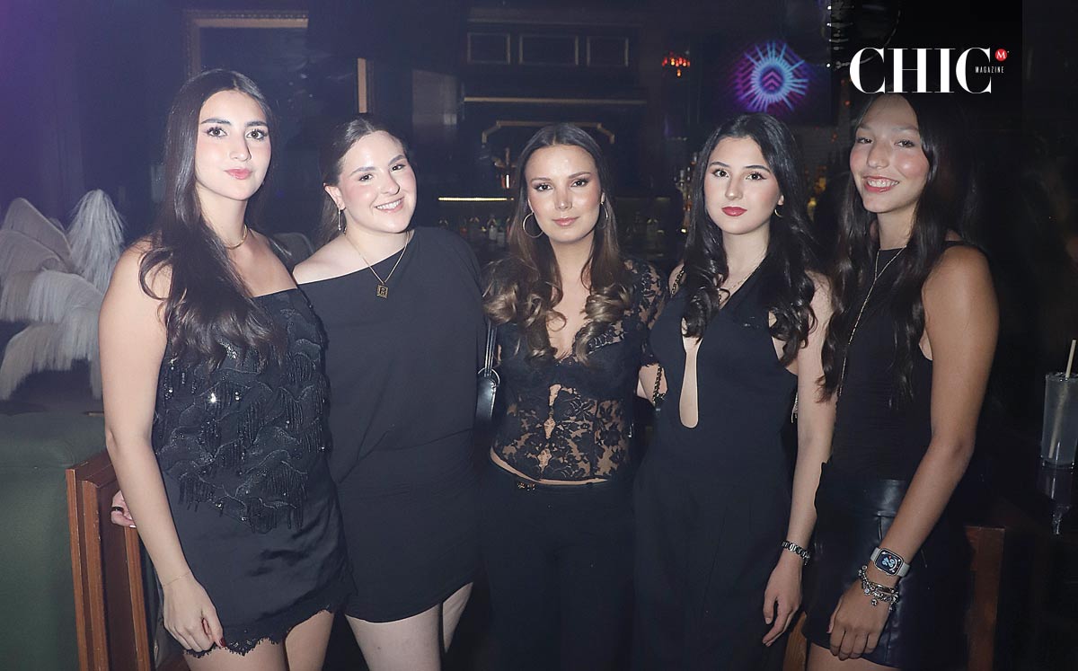 Nicole Franco, Roberta Garza, Daniela Espinoza, Rocío  Junco y Alyn Montemayor. Fotos: Roberto Alvarado
