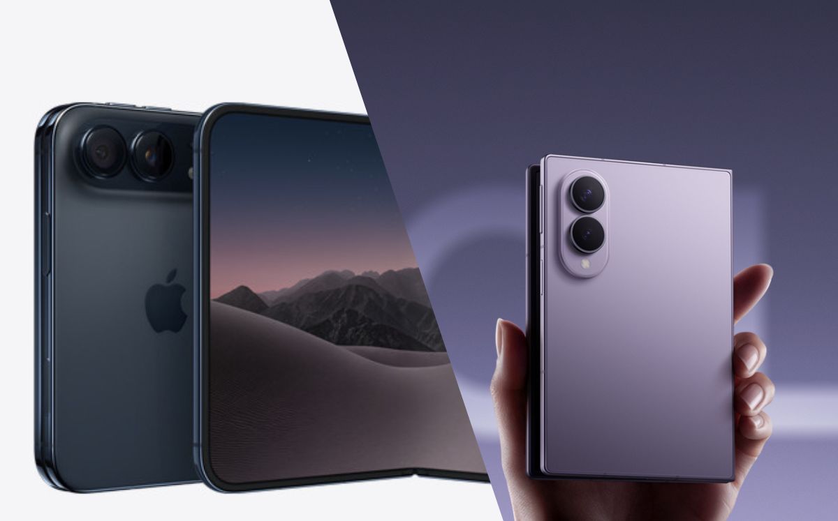 Diferencias clave entre el Samsung Z Fold8 y el iPhone Duo (Foto: Apple/Samsung)