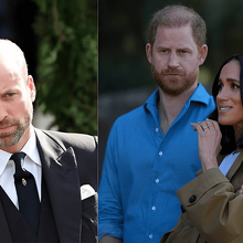 Príncipe William, Príncipe Harry y Meghan Markle (Imagen Getty)
