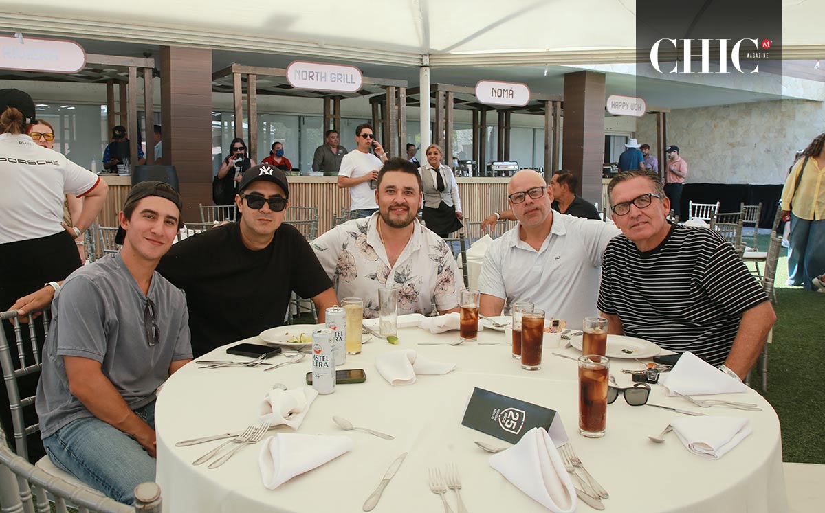 Juan Carlos Burillo, Sergio Cruz, Fernando López, Jacobo Hernández y José Luis Salazar