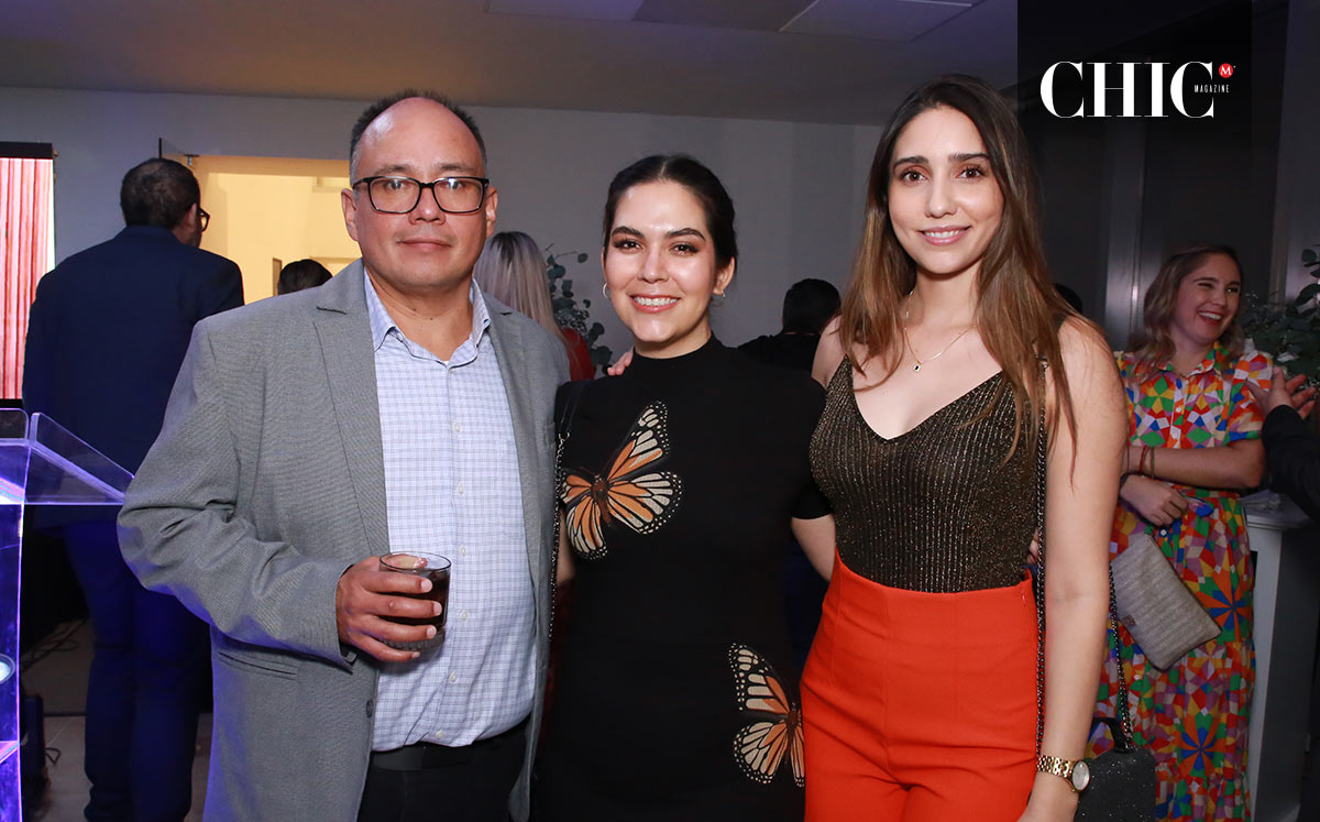 Miguel Acosta, Aneth Hadad y Valeria Sánchez
