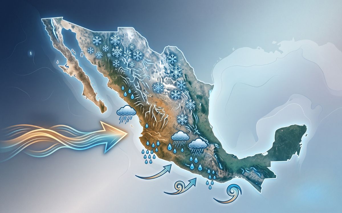 “El Niño” en México: ¿un invierno con frío extremo y lluvias? (Foto: IA)