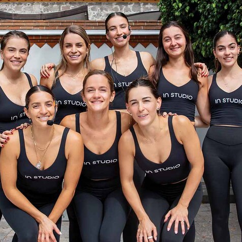 Pamela Rivera, María Lozano, Carmen María Hachity, Alejandra Sainz, Sofía Lozano, Carmen Sánchez, Amira Ruiz y Mar Sanz (Fotos: Hugo Zuviri)
