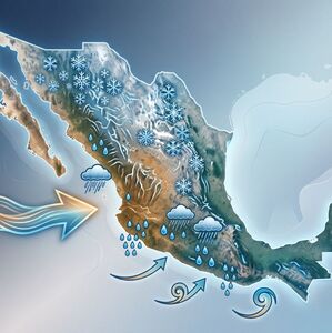 “El Niño” en México: ¿un invierno con frío extremo y lluvias? (Foto: IA)