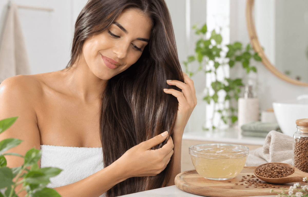 Linaza para el cabello (Imagen IA)