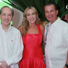 Pablo Mejía, Dora Pérez de Lozano y Gonzalo Lozano / Fotos: Omar Valdez
