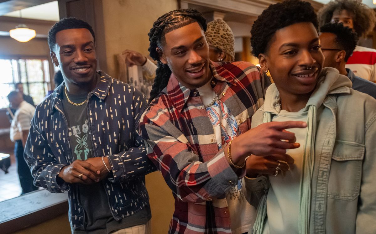 Chibuikem Uche, Cornell Young IV y Jordan Aaron Hall (Foto: Netflix)
