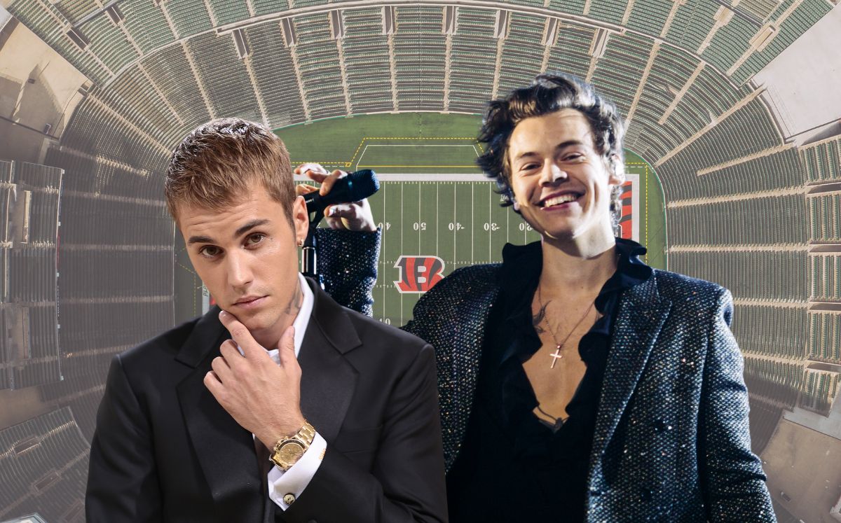 ¿Justin Bieber y Harry Styles podrían protagonizar el Super Bowl 2027? (Foto: Getty Images/Canva)