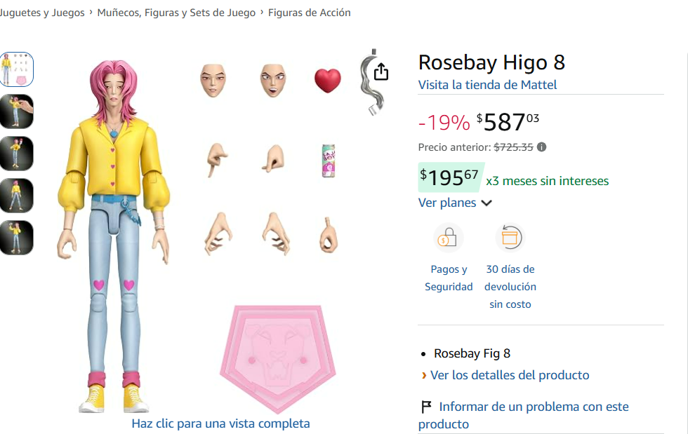 Mattel lanza muñeco Romance de los Saja Boys (Foto: Amazon)