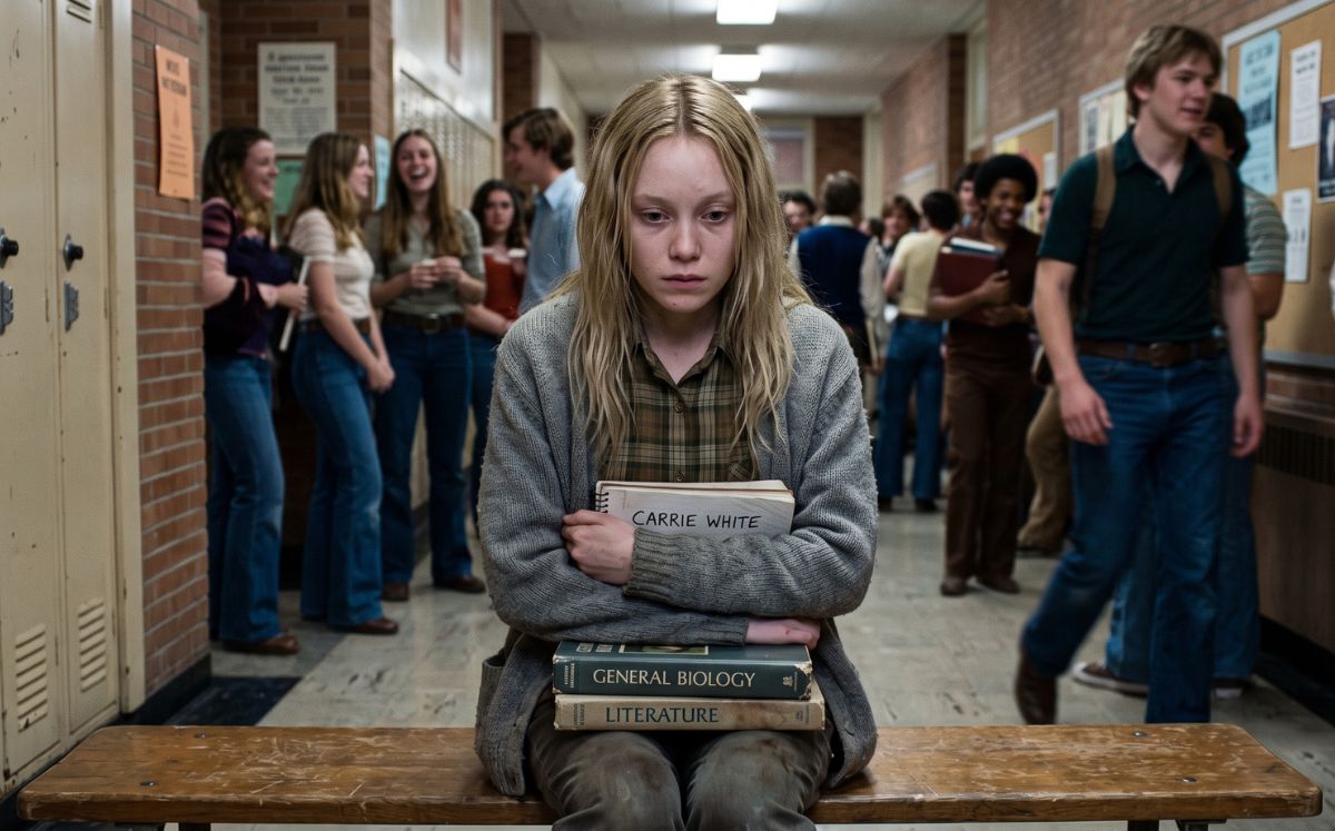 Así se vería Carrie White según la IA (Foto: IA)