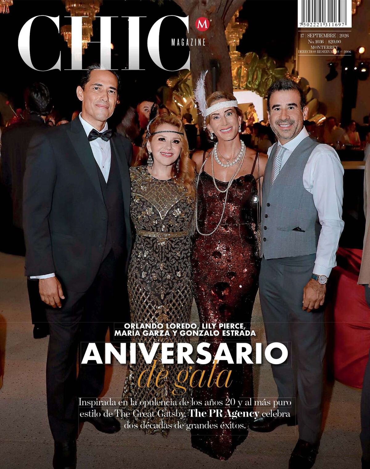 Chic Magazine Monterrey, 17 de septiembre de 2026