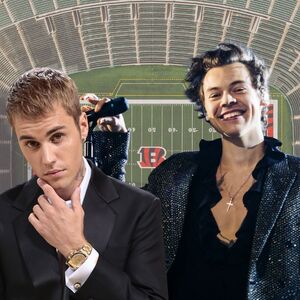 ¿Justin Bieber y Harry Styles podrían protagonizar el Super Bowl 2027? (Foto: Getty Images/Canva)