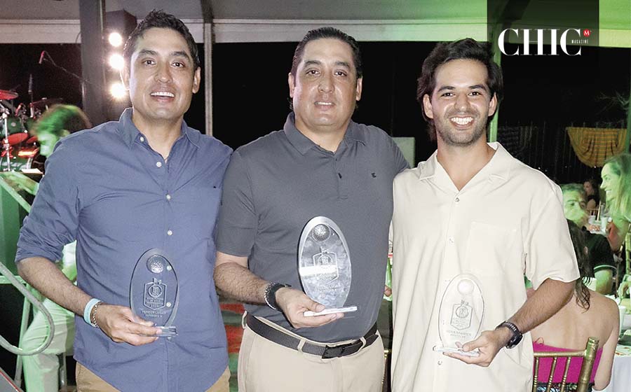 Gustavo Vargas, César Vargas y Víctor Domínguez