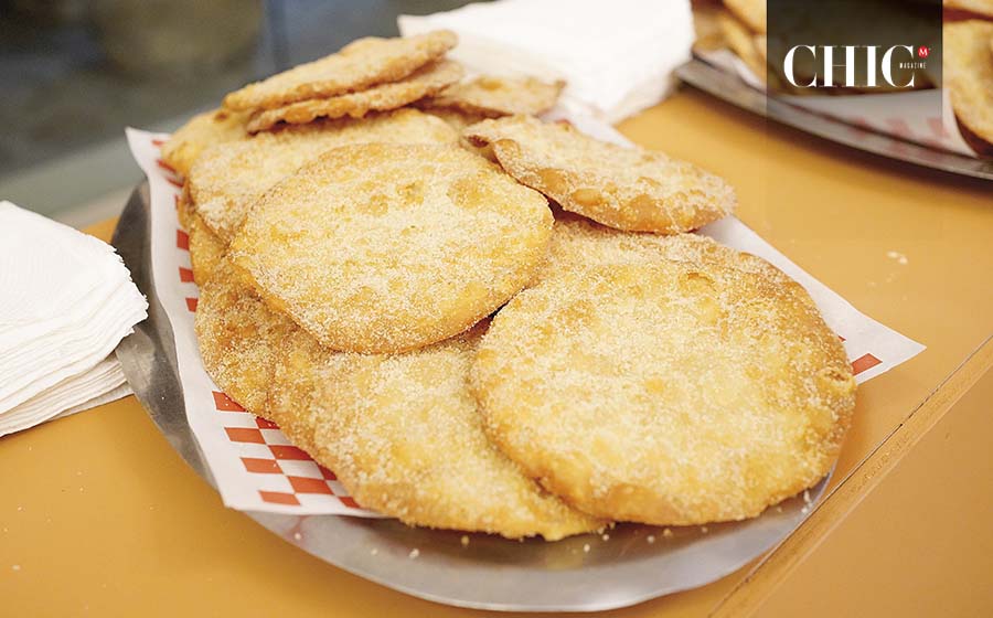 Los buñuelos formaron parte de los postres que disfrutaron
