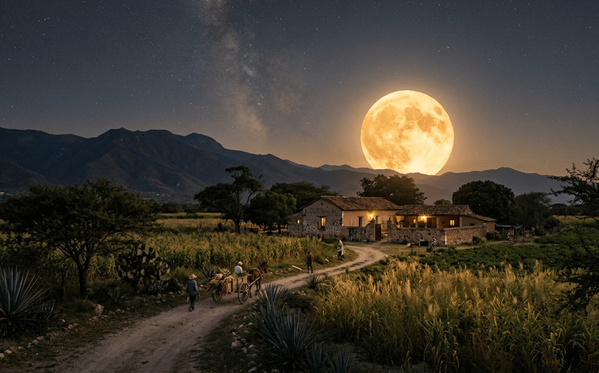 La Luna de Cosecha 2026 podrá observarse desde México (Foto: IA)