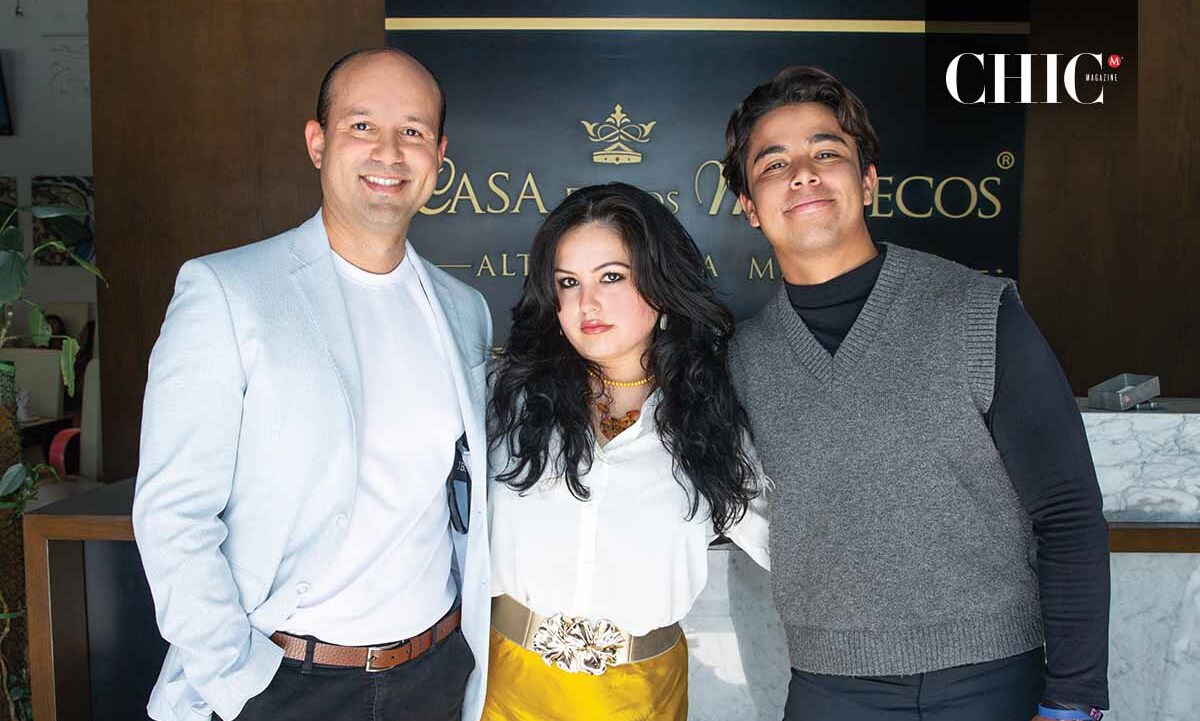 Luis Pérez, Dominique Saldivar y Manuel Saade