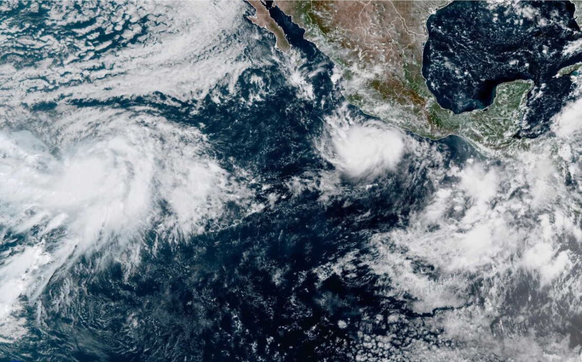 Así se ve el huracán "Polo" desde el espacio (Foto: X)