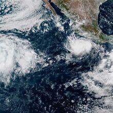Así se ve el huracán "Polo" desde el espacio (Foto: X)