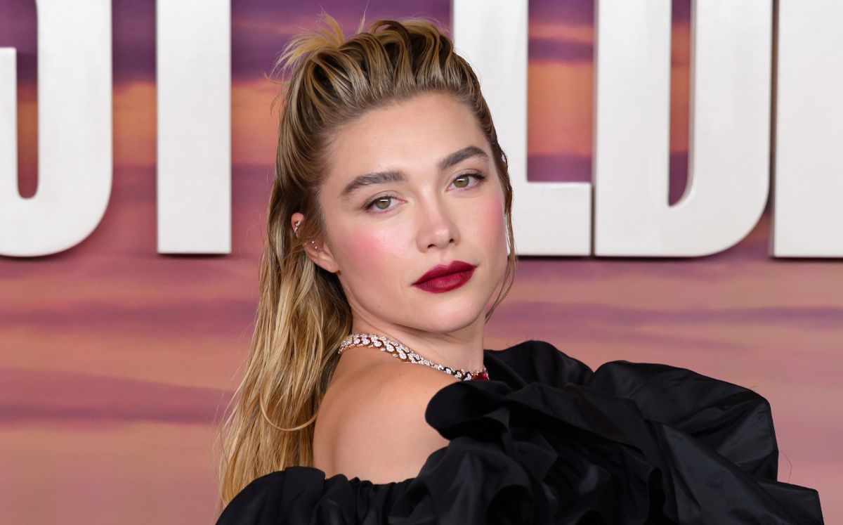 Florence Pugh roba cámara en la premiere de “Al este del Edén” (Foto: Getty Images)