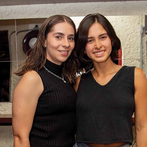 Ana Barroeta y Bibiana Martínez (Fotos: Hugo Zuviri)
