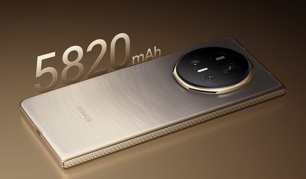 Trae una batería de 5820 mAh de silicio-carbono (Foto: Honor)