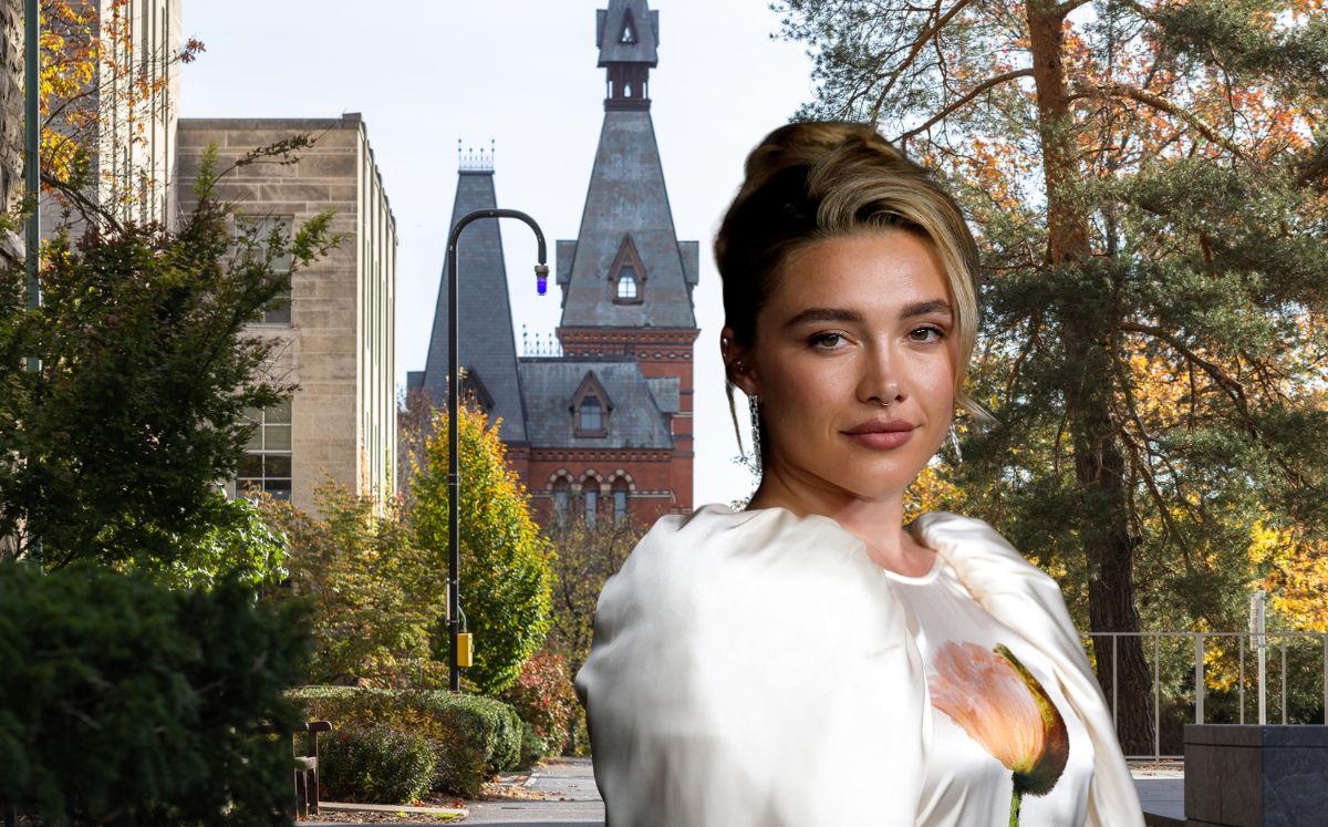 Florence Pugh defiende a víctima en el caso Universidad de Cornell (Foto: Getty)