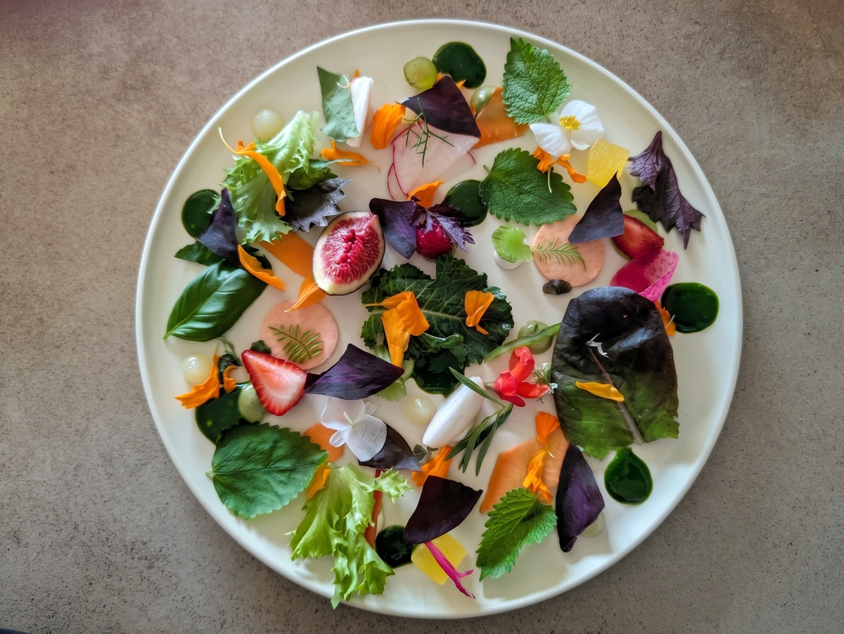 Crudité en Restaurant Pearl Morissette (Foto: Andrea Bouchot)