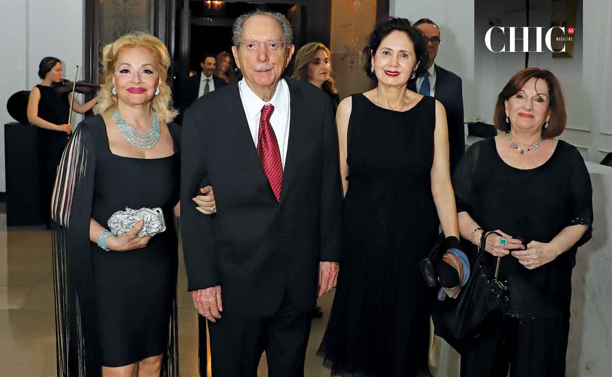 Adriana Garza Morton de Santos, Fernando Santos, Margarita Durán de Lobo y Carmen Garza de Celada / Fotos: Roberto Alvarado