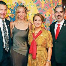 Alfonso Barragán, Mariana Falcón, Alejandra Carranza y Benito Flores/ Fotos: Daniel Saldívar