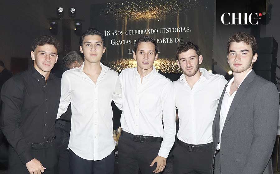 Alejandro Lacavex, Carlos Sabido, José Carlos Ortiz, Eduardo Lacavex y Angel Garcia