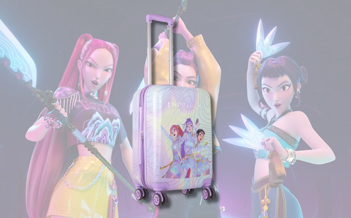 Liverpool rebaja maleta de “Las Guerreras K-Pop" por Venta Nocturna 2026 (Foto: Netflix/Liverpool)