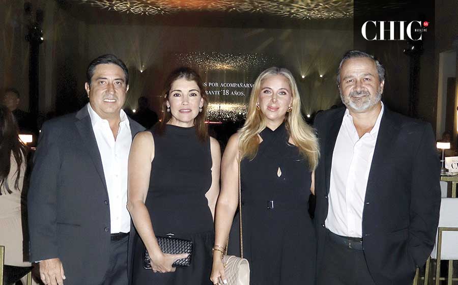 Jorge Elizondo, Tete Willis, Andrea Leal y Leandro Elizondo