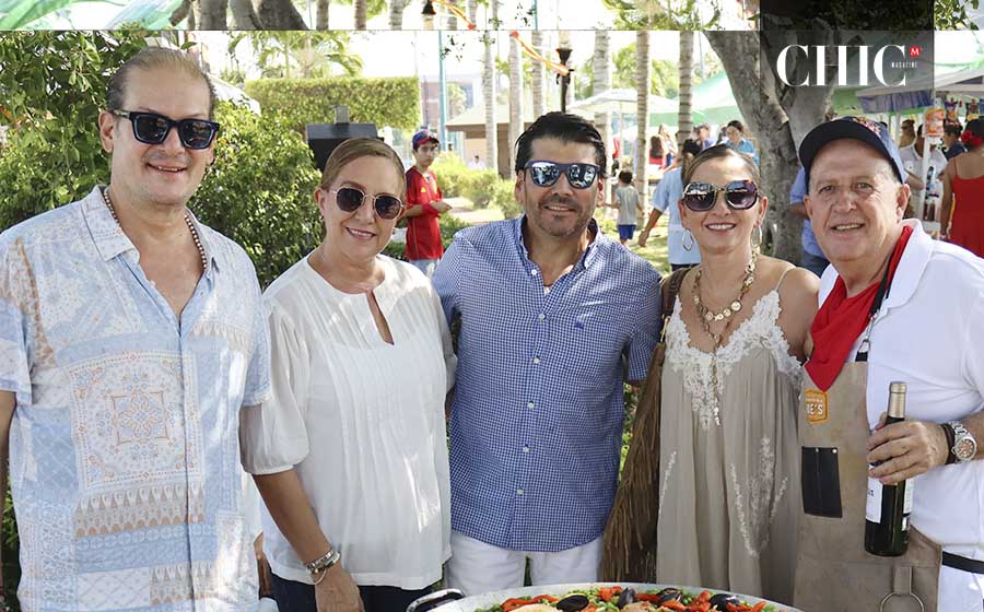 Rene Deschamps, Vero Parra, Ramiro Flores, Belinda Villarreal y David Ortega