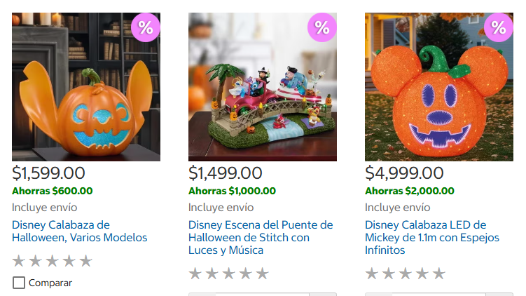 Decoración Halloween en Costco (Foto: Pagina web de Costco)