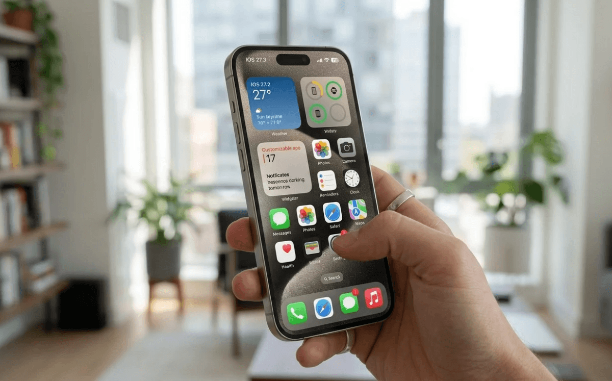 iOS 27.2 prepara nuevas funciones y cambios para el iPhone (Foto: IA)