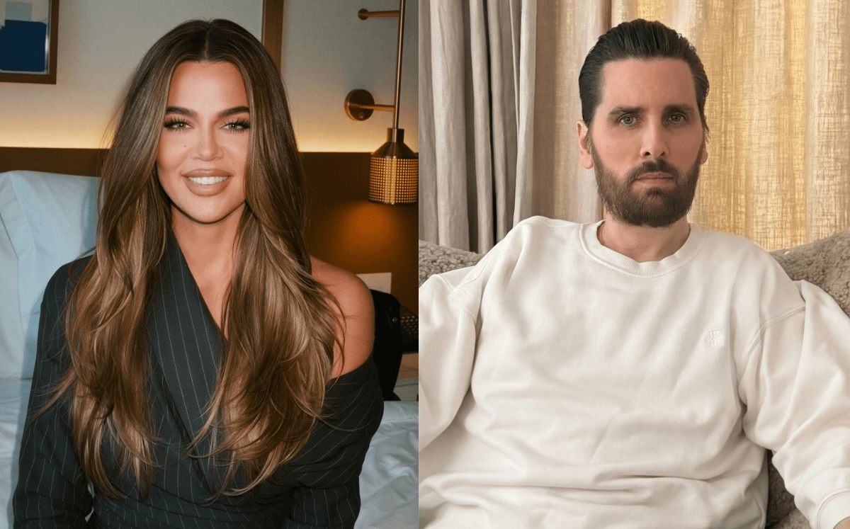 Khloé Kardashian y Scott Disick (Fotos: Instagram)