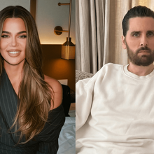 Khloé Kardashian y Scott Disick (Fotos: Instagram)