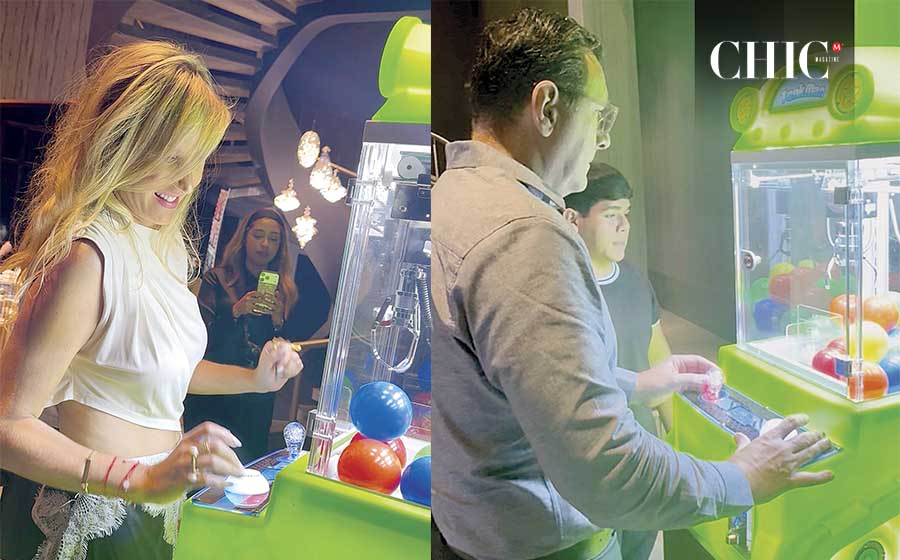El Lindero Hidalgo puso a prueba la habilidad y destreza de nuestros invitados con su máquina de garra atrapa premios